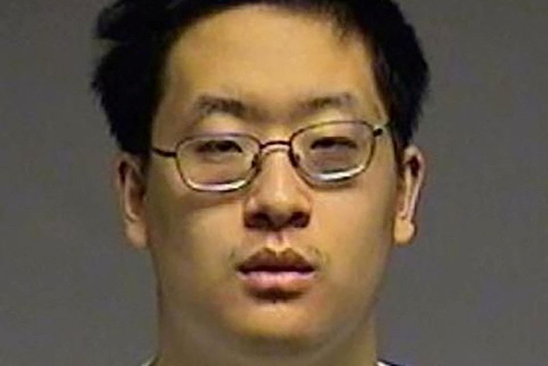 &copy; Reuters. FILE PHOTO: Cornell University student Patrick Dai, who was charged by federal prosecutors for allegedly making online threats against Jewish students at the Ivy League school, appears in a police booking photo in Binghamton, New York, U.S. October 31, 20