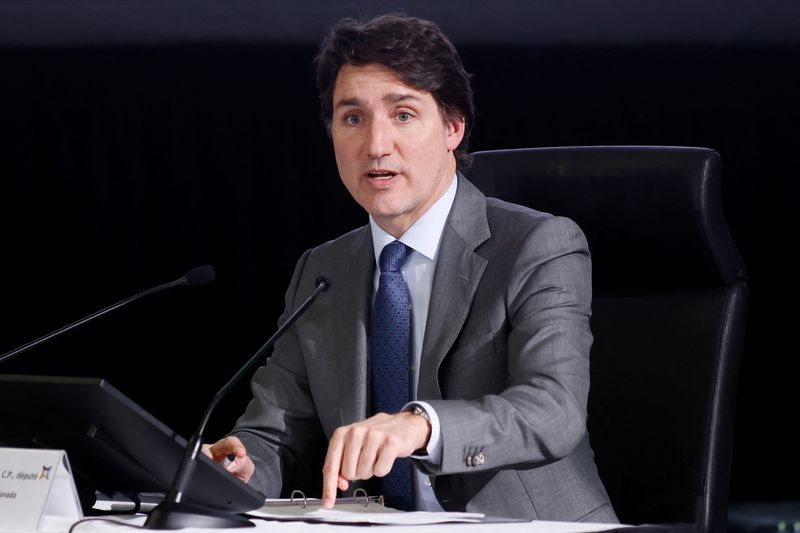 &copy; Reuters. 　カナダのトルドー首相は４月１０日、中国は過去２回のカナダ選挙に干渉しようとしたと認める一方、結果は影響を受けなかったと強調し、中国が特定の政党を支持するようなことは「あ