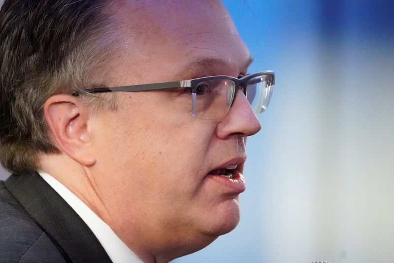 © Reuters. John Williams, Chief Executive Officer of the Federal Reserve Bank of New York, speaks at an event in New York, U.S., November 6, 2019. REUTERS/Carlo Allegri/File Photo