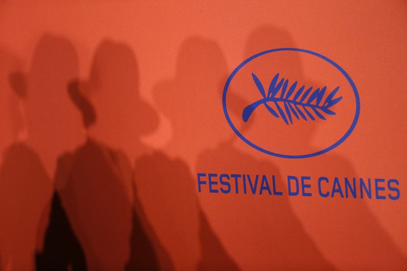 &copy; Reuters. Logo du Festival de Cannes. /Photo prise le 25 mai 2019/REUTERS/Stéphane Mahé