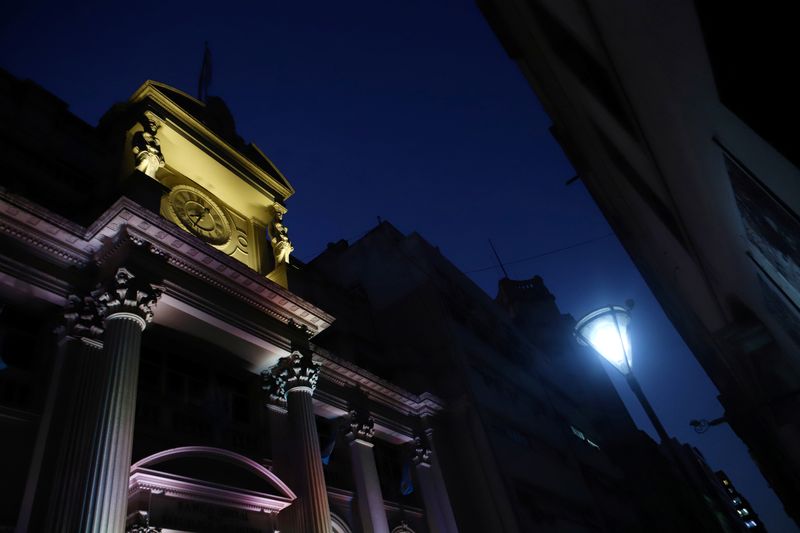 &copy; Reuters. Banco Central da Argentina em Buenos Aires
16/03/2020
REUTERS/Matias Baglietto