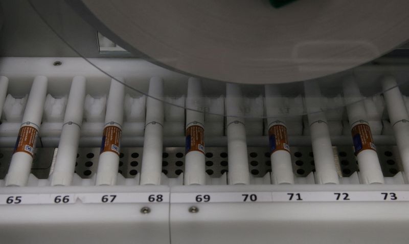 &copy; Reuters. FILE PHOTO: Wegovy pens move along a packaging line at Novo Nordisk's facility in Hillerod, Denmark, March 8, 2024. REUTERS/Tom Little/File Photo