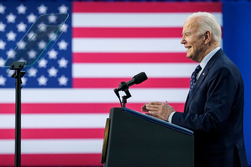 &copy; Reuters. Presidente dos EUA, Joe Biden
08/04/2024
REUTERS/Kevin Lamarque