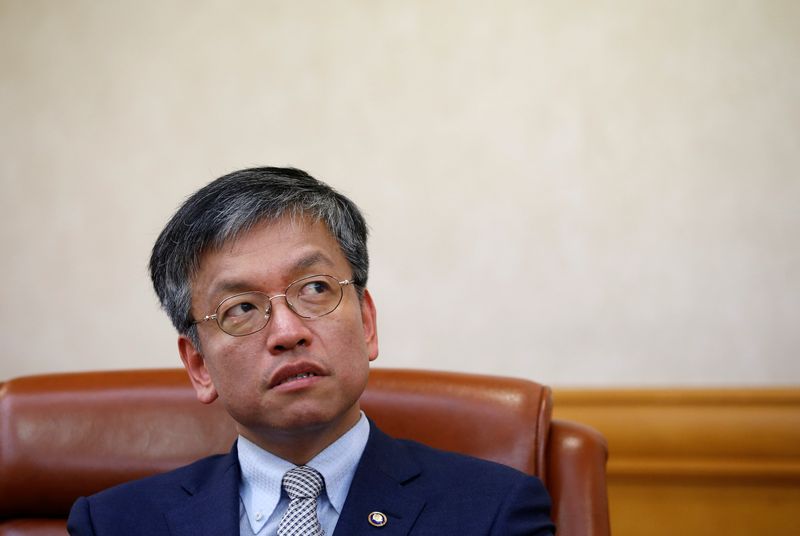 &copy; Reuters. FILE PHOTO: South Korea Vice Finance Minister Choi Sang-mok speaks during an interview with Reuters in Seoul, South Korea, June 16, 2016.  REUTERS/Kim Hong-Ji/File Photo