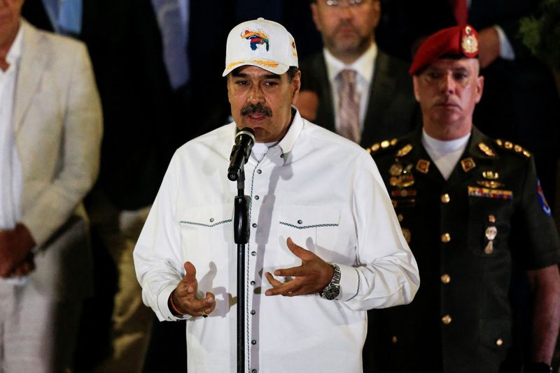 &copy; Reuters. Foto de archivo del Presidente de Venezuela Nicolas Maduro en el Palacio ode Miraflores en Caracas
April 9, 2024. REUTERS/Leonardo Fernandez Viloria
