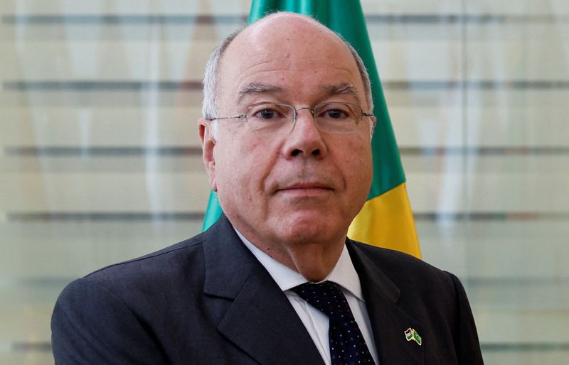 &copy; Reuters. Chanceler brasileiro, Mauro Vieira
17/03/2024
REUTERS/Mohammed Torokman