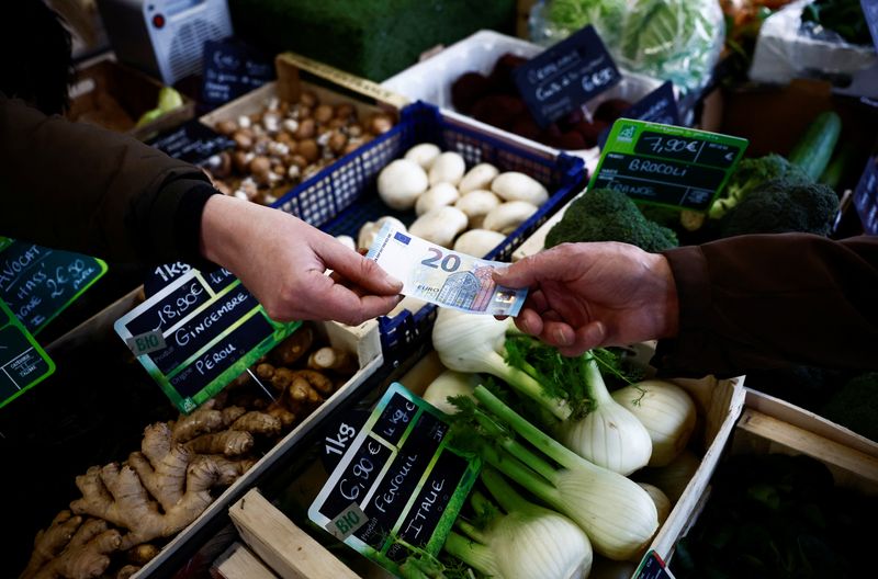 &copy; Reuters. Mercado em Nantes, França
01/02/2024. REUTERS/Stephane Mahe/File Photo