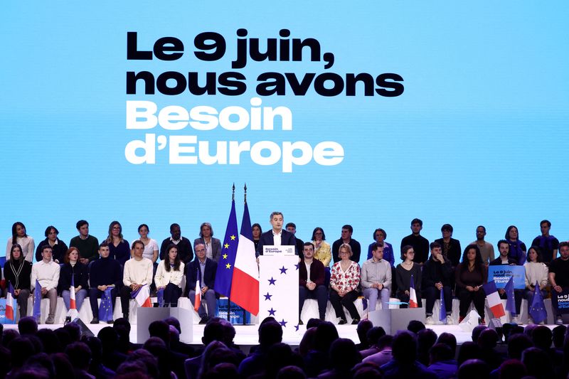 &copy; Reuters. Campanha na Francça para eleiçõe da UE
 9/3/2024   REUTERS/Stephanie Lecocq