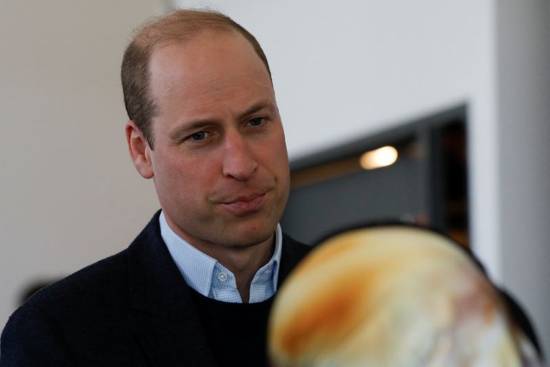 &copy; Reuters. Britain's Prince William visits a housing workshop to discuss solutions to support local families at risk of homelessness, in Sheffield, Britain March 19, 2024. REUTERS/Temilade Adelaja/Pool/File Photo