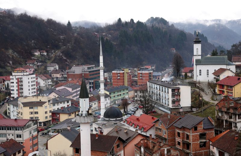 &copy; Reuters. FILE PHOTO: A general view of Srebrenica, Bosnia and Herzegovina February 22, 2022. REUTERS/Dado Ruvic/File Photo