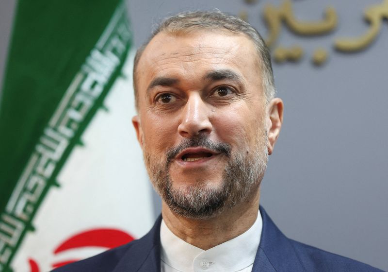 &copy; Reuters. Le ministre iranien des Affaires étrangères Hossein Amirabdollahian. /Photo prise le 10 février 2024/REUTERS/Mohamed Azakir