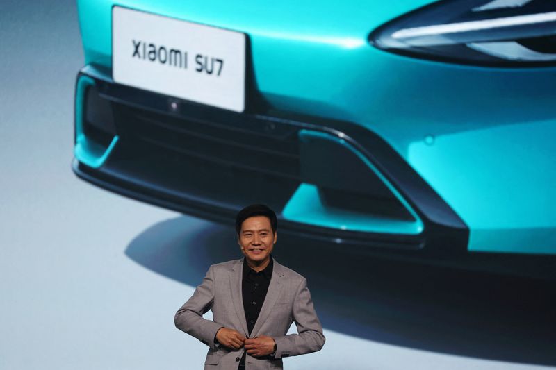Xiaomi CEO says will introduce production capacity, delivery plan for SU7 at auto show
