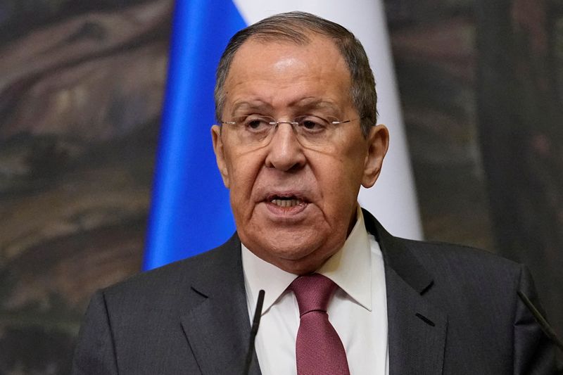 &copy; Reuters. Chanceler russo Sergei Lavrov em Moscou
 6/3/2024  Alexander Zemlianichenko/Pool via REUTERS