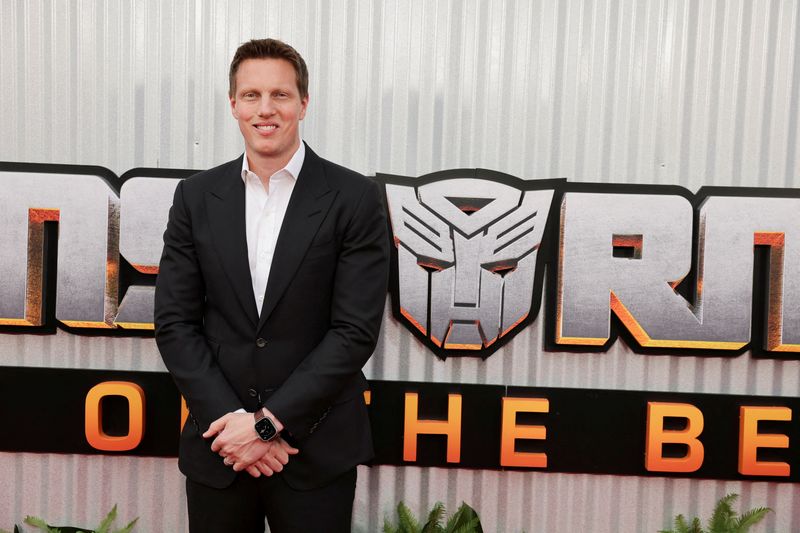 &copy; Reuters. FILE PHOTO: David Ellison attends the U.S. premiere of Transformers: Rise of the Beasts, at Kings Theater in New York, U.S., June 5, 2023. REUTERS/Amr Alfiky/File Photo