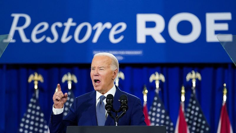 &copy; Reuters. Foto del martes del Presidente de EEUU Joe Biden en un acto de campaña en Tampa, Florida
April 23, 2024. REUTERS/Kevin Lamarque