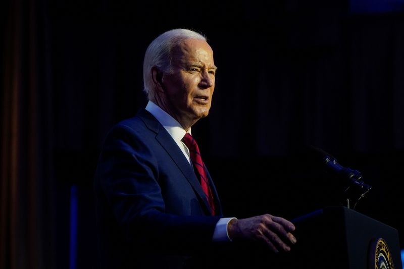 &copy; Reuters. Biden faz discurso em Washington
 24/4/2024   REUTERS/Elizabeth Frantz