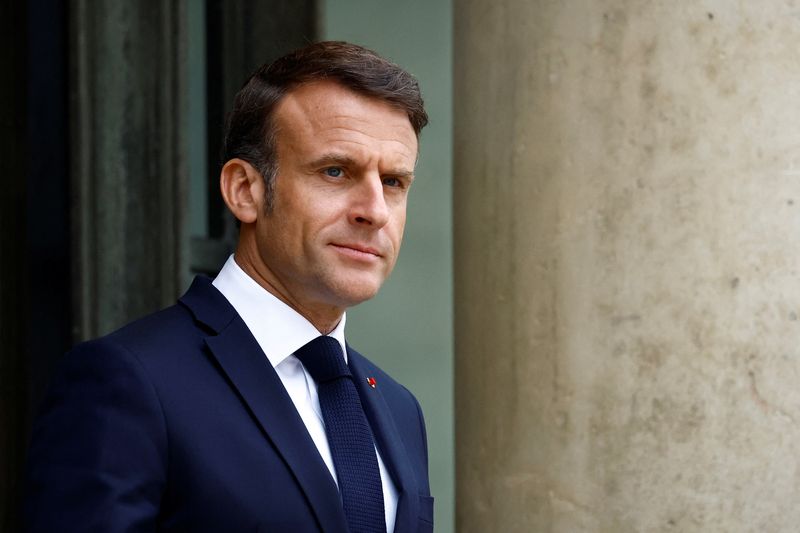 &copy; Reuters. Le président français Emmanuel Macron à l'Elysée, à Paris. /Photo prise le 19 avril 2024/REUTERS/Sarah Meyssonnier