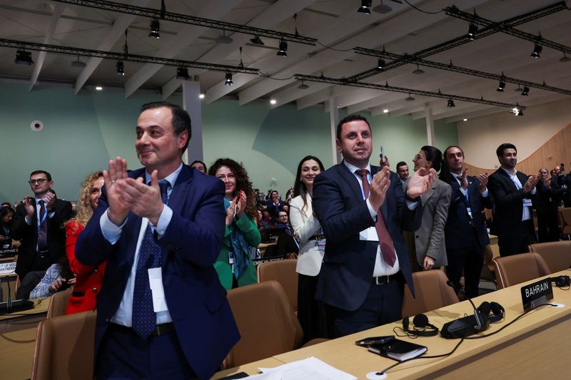 © Reuters. COP29, Baku, Azerbaijan November 24, 2024. REUTERS/Murad Sezer