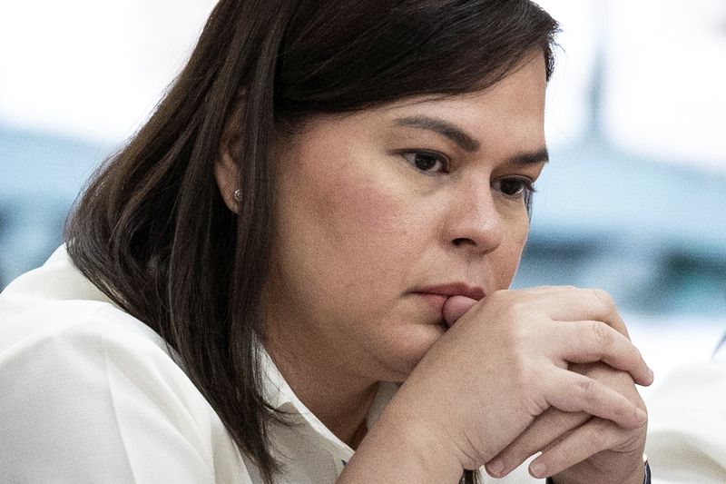 &copy; Reuters. Philippine Vice-President Sara Duterte attends a legislative inquiry into her office's use of public funds at the House of Representatives, in Quezon City, Philippines, November 25, 2024. REUTERS/Eloisa Lopez