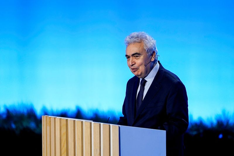 &copy; Reuters. Fatih Birol, da IEA