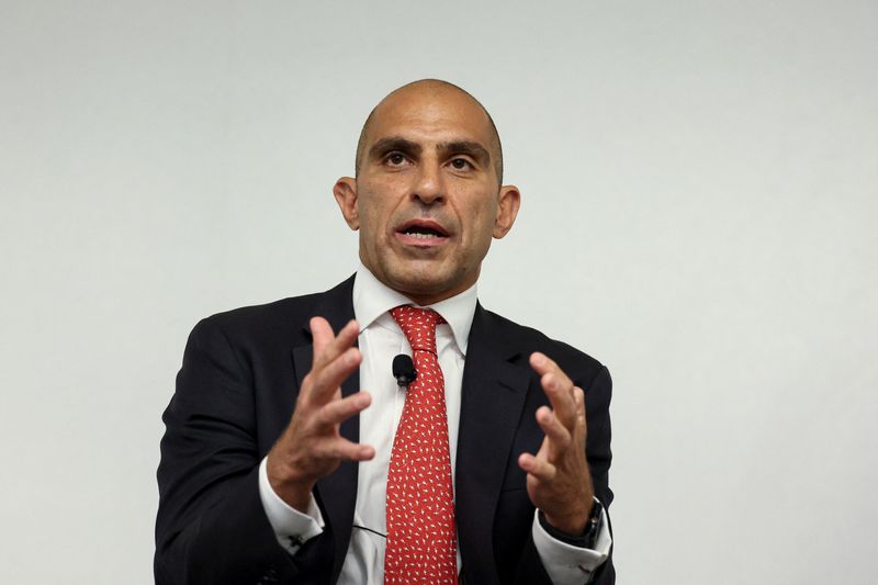 &copy; Reuters. FILE PHOTO: Rostin Behnam, Chairman of the Commodity Futures Trading Commission (CFTC), speaks during the Piper Sandler Global Exchange and FinTech Conference in New York City, U.S., June 5, 2024.  REUTERS/Brendan McDermid/File Photo