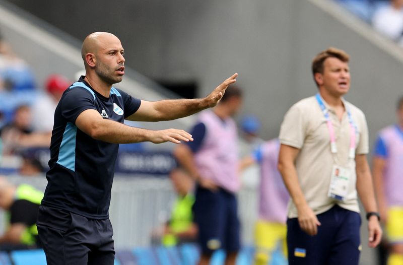 &copy; Reuters. Javier Mascherano nos Jogos de Parisn 30/7/2024    REUTERS/Nir Elias