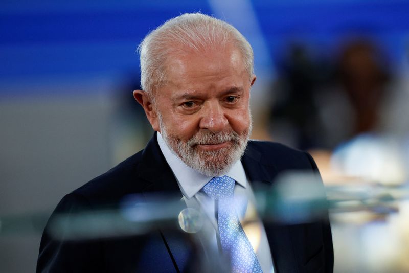 © Reuters. FILE PHOTO: Brazil's President Luiz Inacio Lula da Silva attends the opening of the National Construction Industry meeting at the headquarters of the Brazilian National Confederation of Industry (CNI) in Brasilia, Brazil November 26, 2024. REUTERS/Adriano Machado/File Photo 