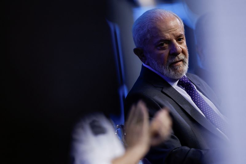 © Reuters. Brazil's President Luiz Inacio Lula da Silva attends the opening of the National Industry Meeting in Brasilia, Brazil November 27, 2024. REUTERS/Adriano Machado