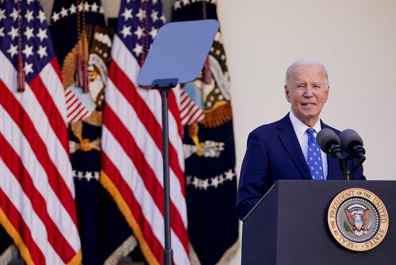 &copy; Reuters. U.S. President Joe Biden delivers remarks from the Rose Garden of the White House in Washington, U.S., November 26, 2024. REUTERS/Nathan Howard