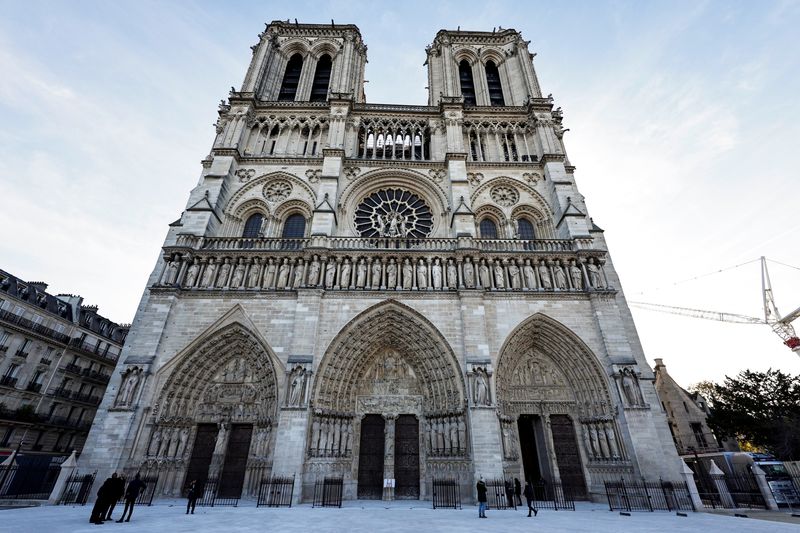 &copy; Reuters. Catedral de Notre-Dame em Parisn 29/11/2024   STEPHANE DE SAKUTIN/Pool via REUTERS