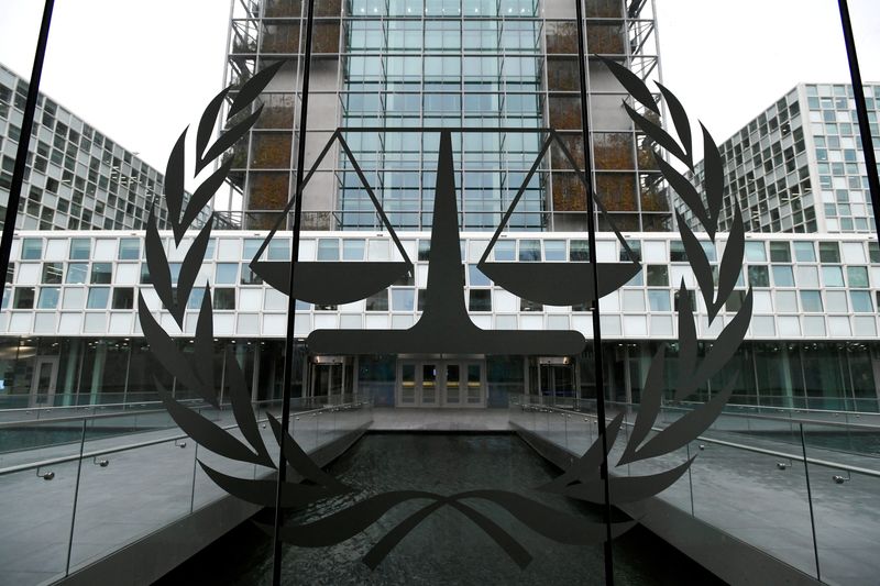 &copy; Reuters. FILE PHOTO: The International Criminal Court building is seen in The Hague, Netherlands, January 16, 2019. REUTERS/Piroschka van de Wouw