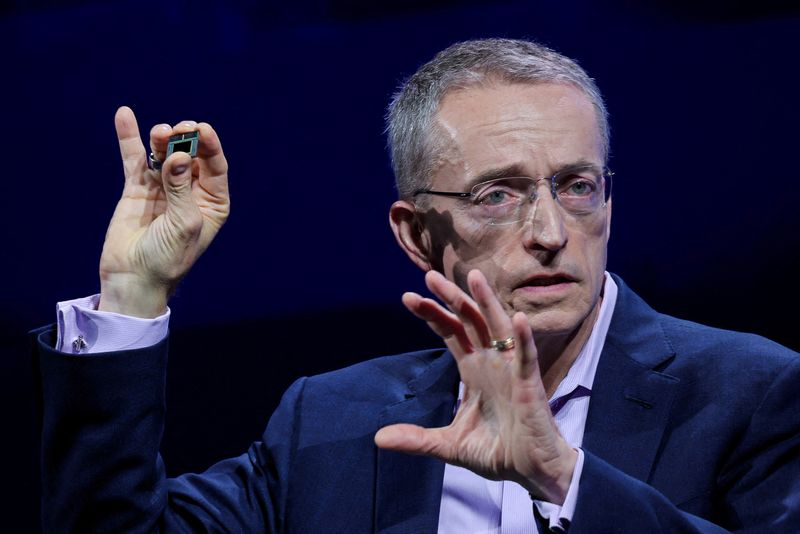 &copy; Reuters. Intel CEO Pat Gelsinger delivers a speech at the COMPUTEX forum in Taipei, Taiwan June 4, 2024. REUTERS/Ann Wang/File Photo