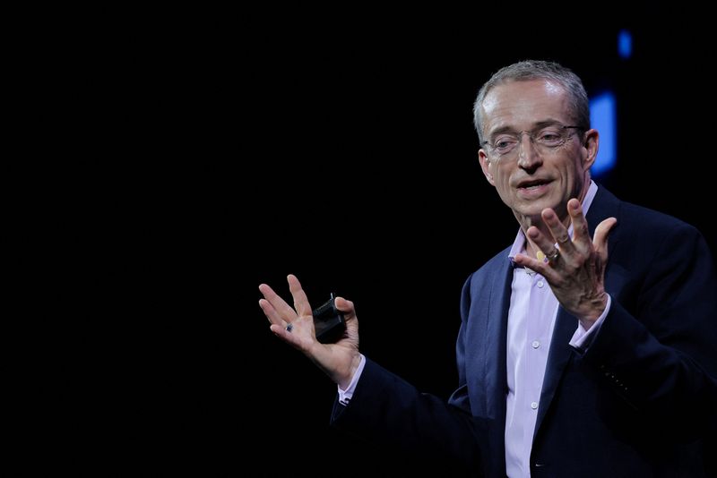 &copy; Reuters. Intel CEO Pat Gelsinger delivers a speech at the COMPUTEX forum in Taipei, Taiwan June 4, 2024. REUTERS/Ann Wang/File Photo