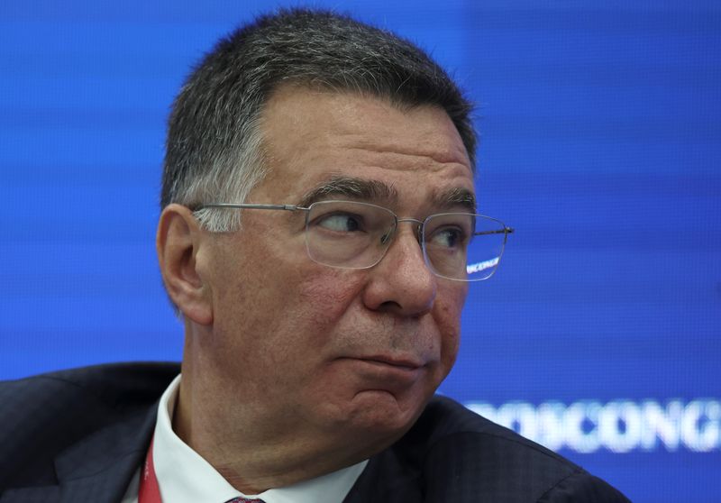 © Reuters. FILE PHOTO: Russian Deputy Minister of Foreign Affairs Alexander Pankin attends a session of the St. Petersburg International Economic Forum (SPIEF) in Saint Petersburg, Russia June 16, 2022. REUTERS/Anton Vaganov/File Photo