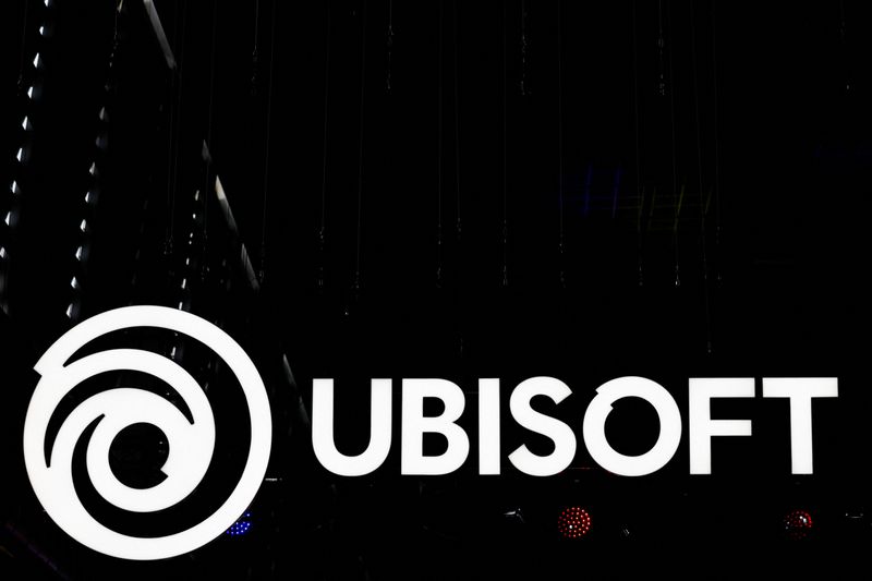 &copy; Reuters. FILE PHOTO: UbiSoft Entertainment logo is seen at the Paris Games Week (PGW), a trade fair for video games in Paris, France, October 27, 2024. REUTERS/Sarah Meyssonnier/File Photo