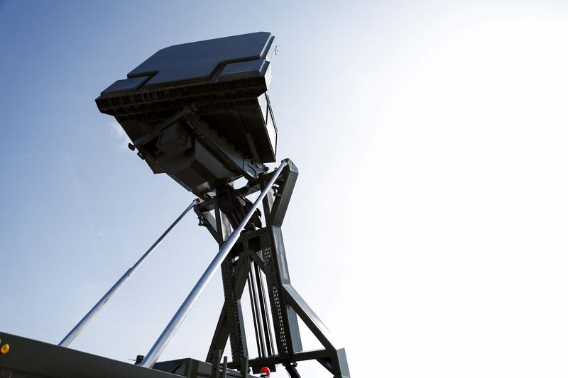 &copy; Reuters. FILE PHOTO: A Ground Master 200 MM/A radar manufactured by Thales is displayed at the 54th International Paris Airshow at Le Bourget Airport near Paris, France, June 21, 2023. REUTERS/Benoit Tessier/File Photo