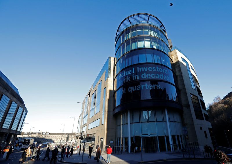 © Reuters. FILE PHOTO: The offices of Baillie Gifford are seen in Edinburgh, Scotland, Britain, November 3, 2018. Picture taken November 3, 2018. REUTERS/Russell Cheyne/File Photo