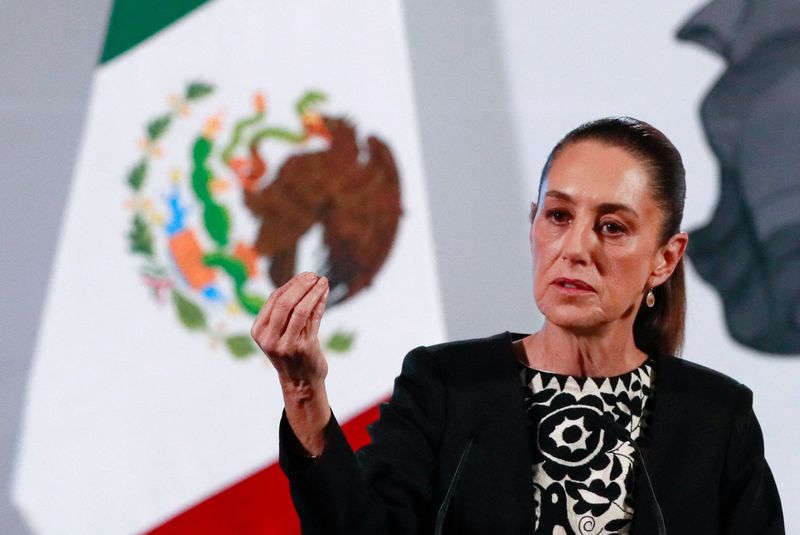 Mexican leader stresses sovereignty, holds off on retaliatory tariff threats