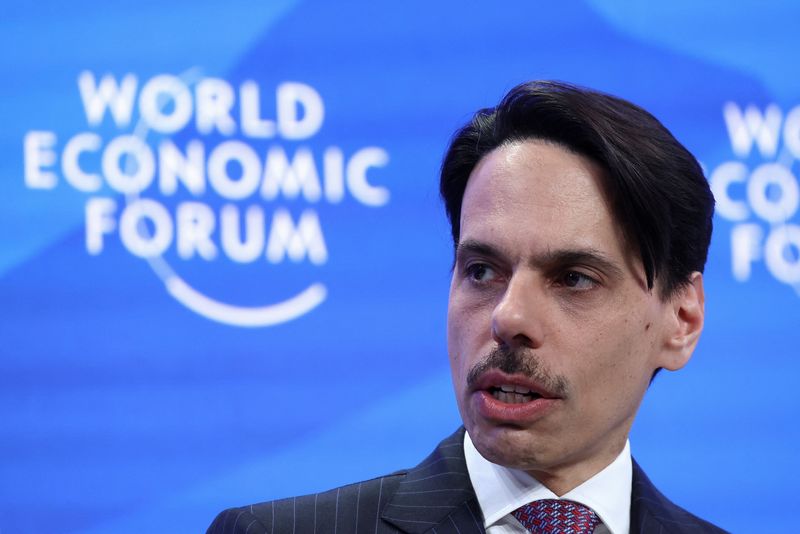 &copy; Reuters. Saudi Arabia's Foreign Minister Faisal bin Farhan Al Saud looks on during the 55th annual meeting of the World Economic Forum (WEF) in Davos, Switzerland, January 21, 2025. REUTERS/Yves Herman