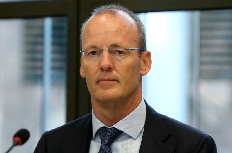 © Reuters. ECB board member Klaas Knot appears at a Dutch parliamentary hearing in The Hague, Netherlands September 23, 2019 REUTERS/Eva Plevier/File Photo