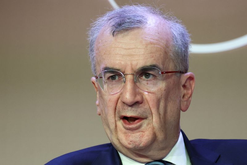 © Reuters. François Villeroy de Galhau, do BCE
22/01/2025. REUTERS/Yves Herman