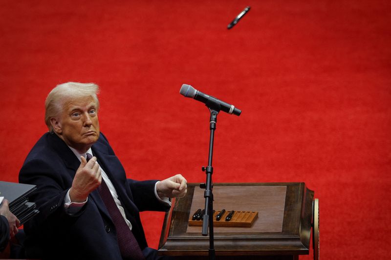 &copy; Reuters. Presidente dos Estados Unidos, Donald Trumpn20/01/2025nREUTERS/Brian Snyder