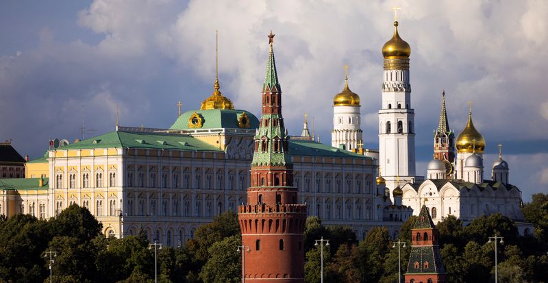 &copy; Reuters. FILE PHOTO: A general view of the Kremlin in Moscow, Russia, August 12, 2024. REUTERS/Maxim Shemetov/File photo