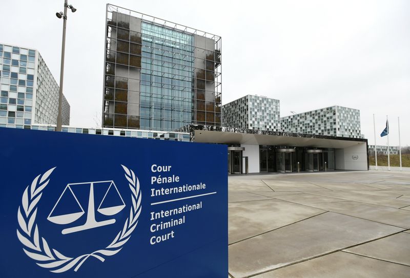 &copy; Reuters. FILE PHOTO: The International Criminal Court building is seen in The Hague, Netherlands, January 16, 2019. REUTERS/Piroschka van de Wouw/File Photo