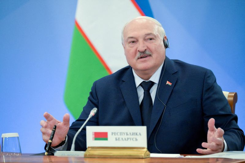 © reuters. File Photo: President of Belarus Alexander Lukashenonco attend Eurasia's Eurasi's Economic Level in Igora resort in Leningrad, Russia, Decexi Danichev / Pool in alexi / alexei