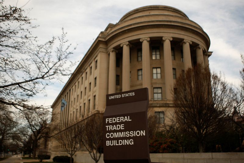 &copy; Reuters. FILE PHOTO: The Federal Trade Commission building is seen in Washington on March 4, 2012. REUTERS/Gary Cameron/File Photo