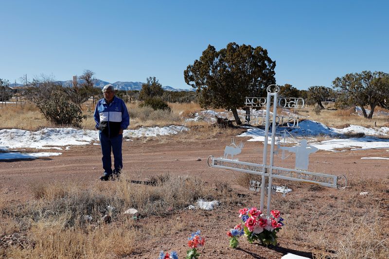 © Reuters. Manuel Guerro, Alma Navajo reservation, New Mexico, January 15, 2025. REUTERS/Adria Malcolm