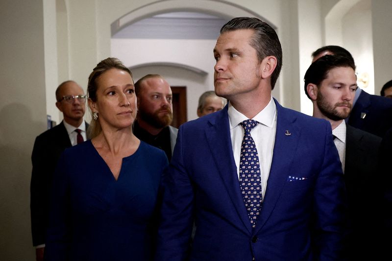 © Reuters. Pete Hegseth, Washington, D.C., December 11, 2024. REUTERS/Benoit Tessier