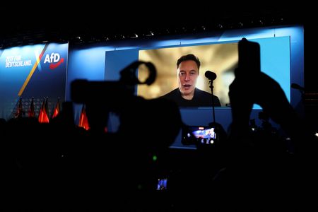 Elon Musk appears on video at German far right campaign event