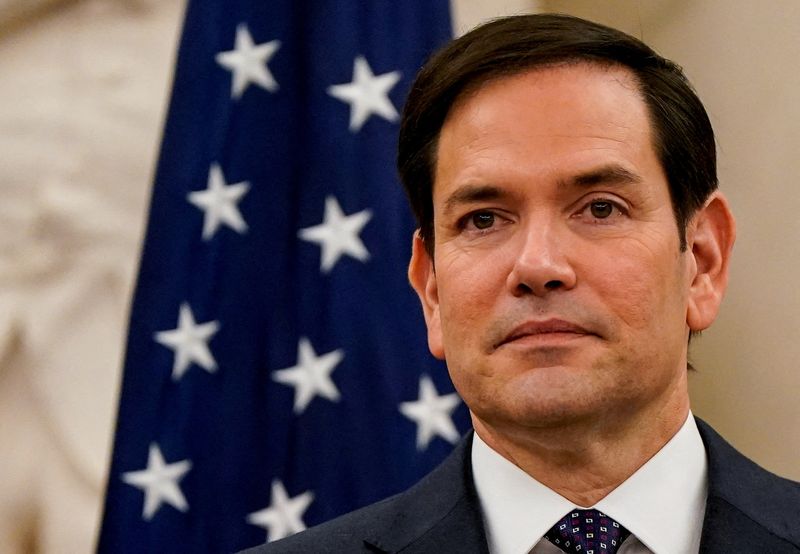 © Reuters. FILE PHOTO: US Secretary of State Marco Rubio is seen meeting with Indian External Affairs Minister Dr Subrahim Jaishankar, Australian Foreign Minister Penny Wong, and Japanese Foreign Minister Iwa Takeshi from the State Department in Washington, US, January 21, 2025. REUTERS/Elizabeth Frantz/File image